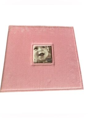 Chatter Box Scrapbook Album 12x12 Pink Fabric New